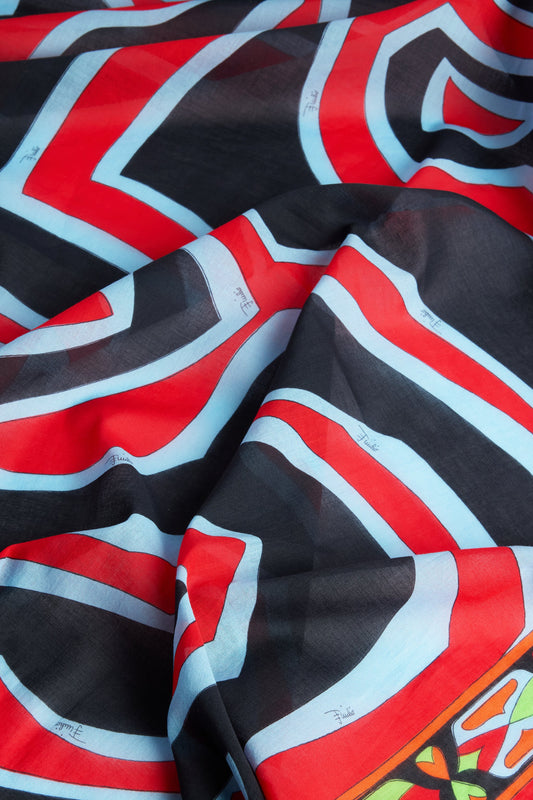 Labirinto Print Cotton Sarong