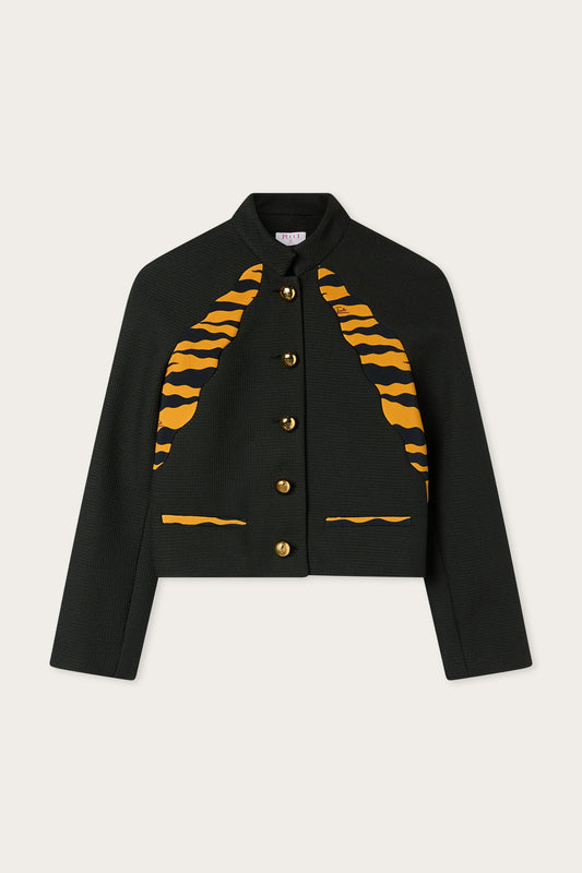 Jacket with Printed Details