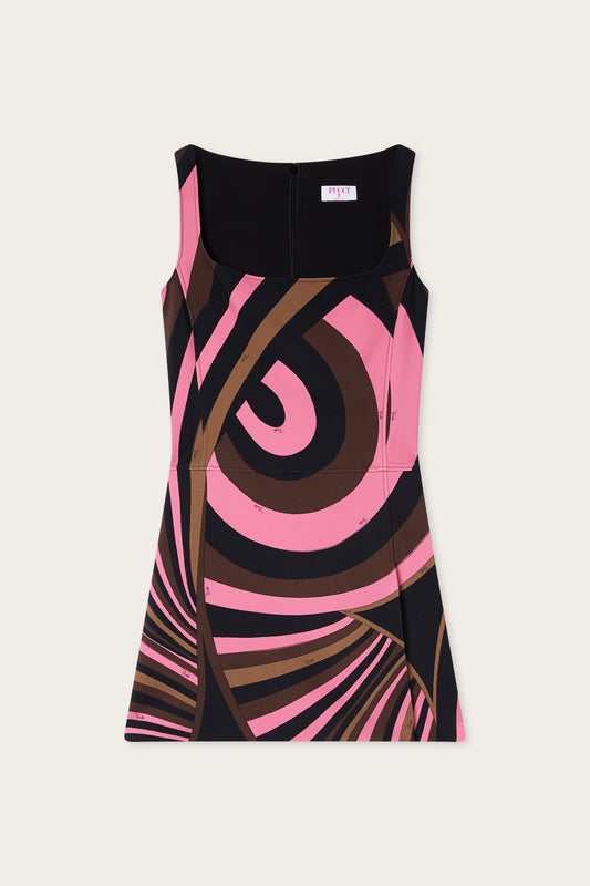 Iride Print Cady Dress