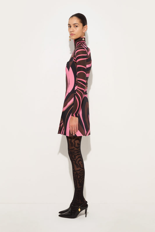 Iride Print Cady Dress