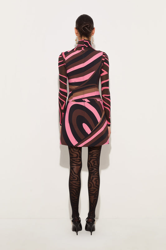 Iride Print Cady Dress