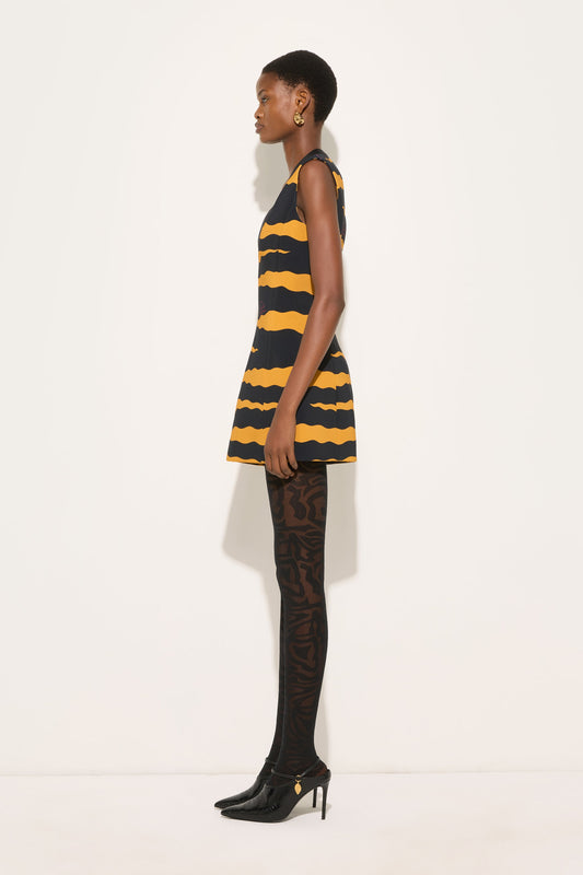 Fiamme Print Cady Dress