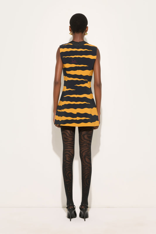 Fiamme Print Cady Dress