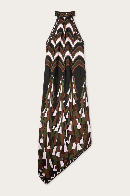 Baiadera Print Silk Dress