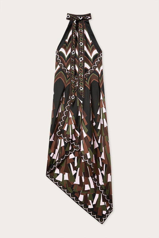 Baiadera Print Silk Dress
