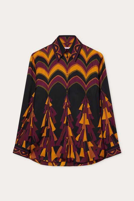 Baiadera Print Silk Shirt