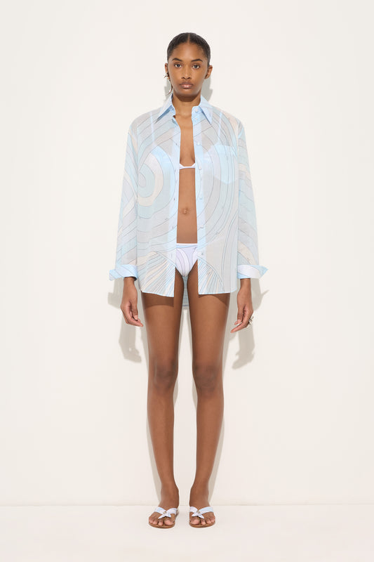 Iride Print Muslin Shirt