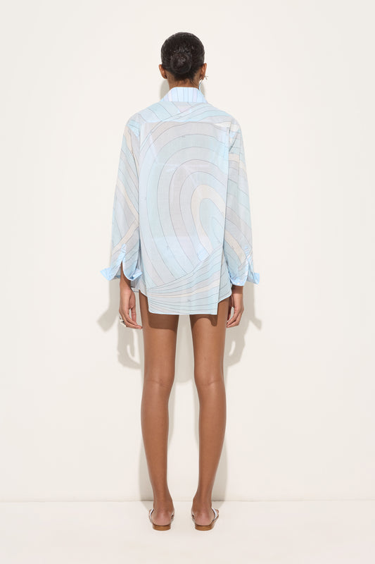 Iride Print Muslin Shirt