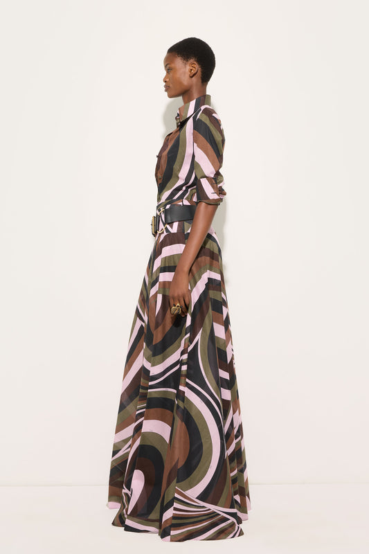 Iride Print Cotton Muslin Shirt