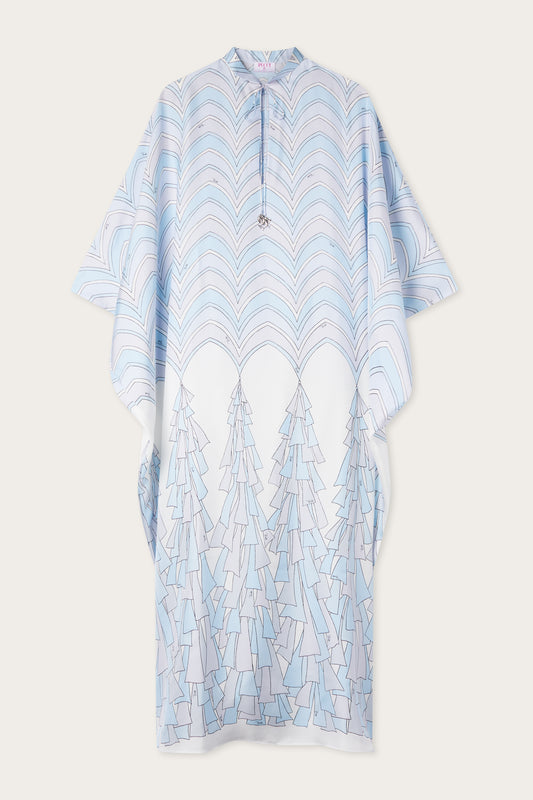 Baiadera Print Silk Kaftan