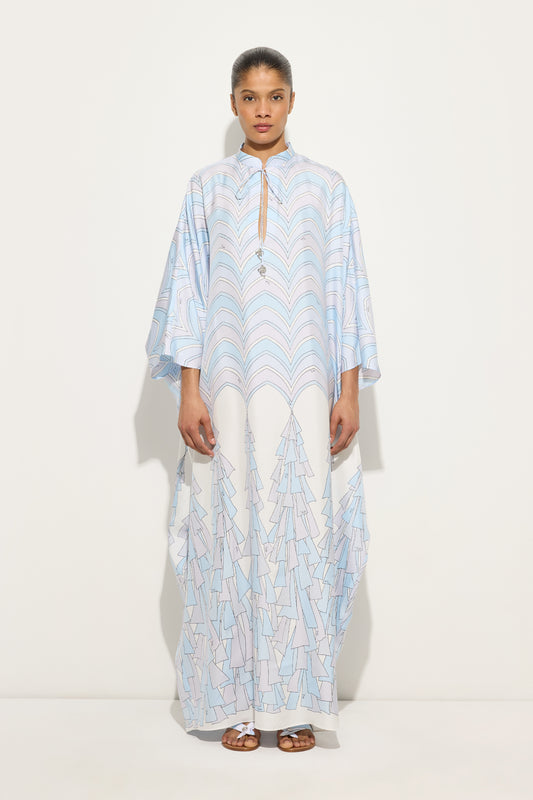 Baiadera Print Silk Kaftan