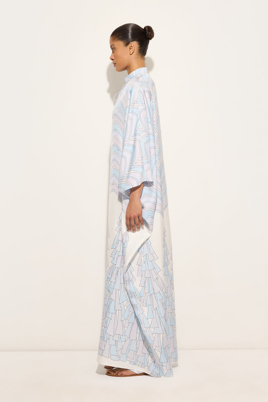 Baiadera Print Silk Kaftan