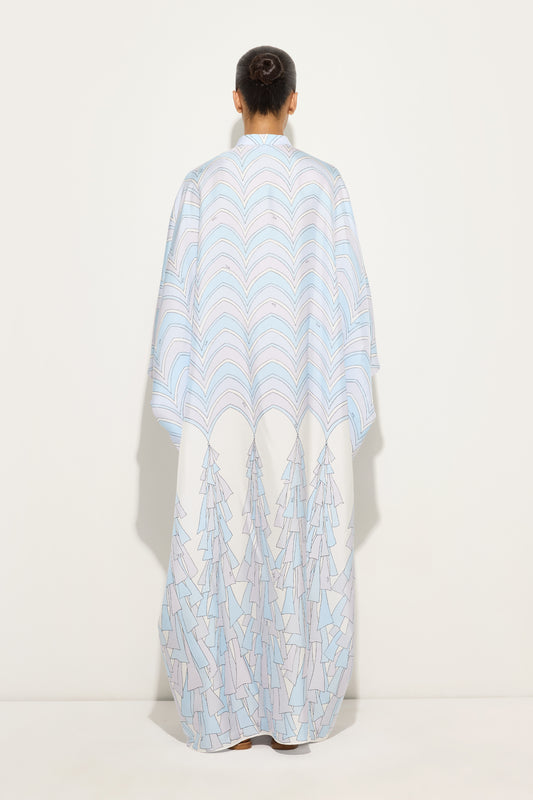 Baiadera Print Silk Kaftan
