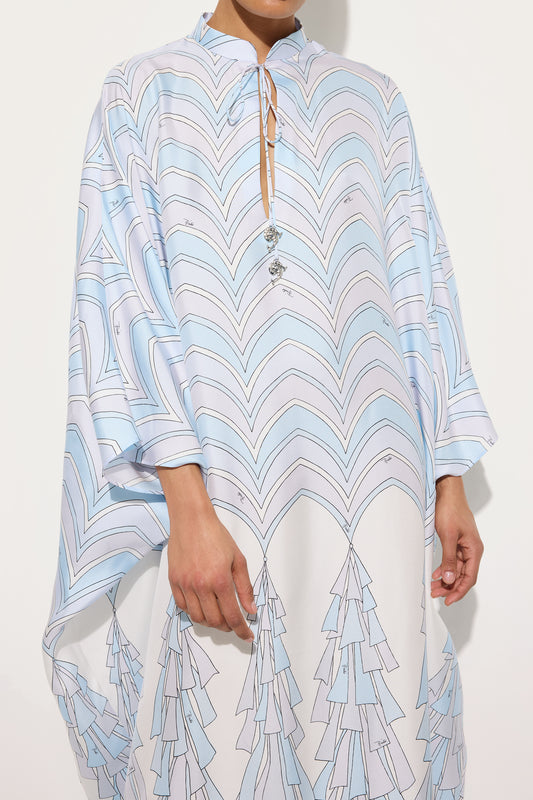 Baiadera Print Silk Kaftan
