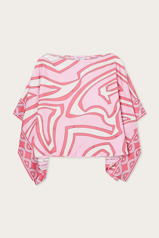 Labirinto Print Silk Blouse