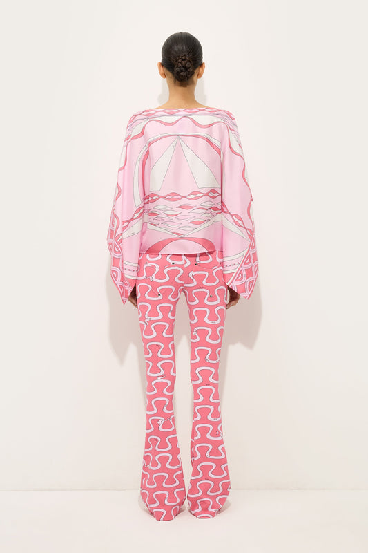 Labirinto Print Silk Blouse