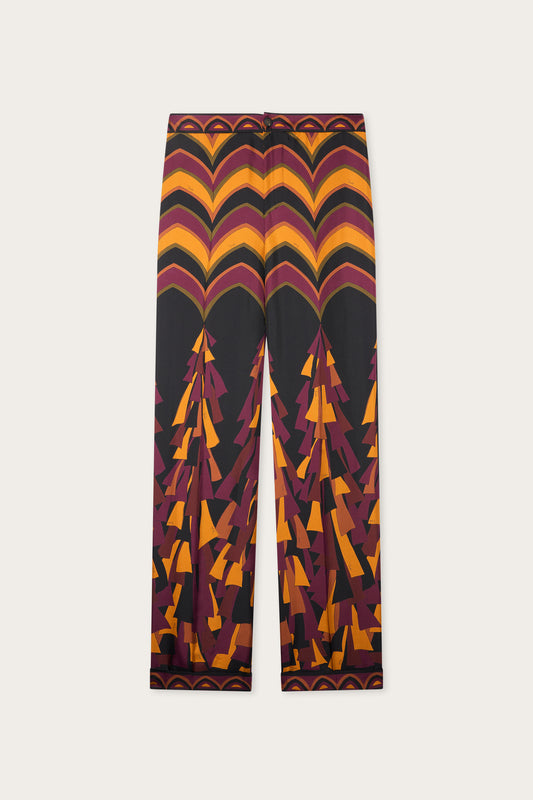 Baiadera Print Silk Pants