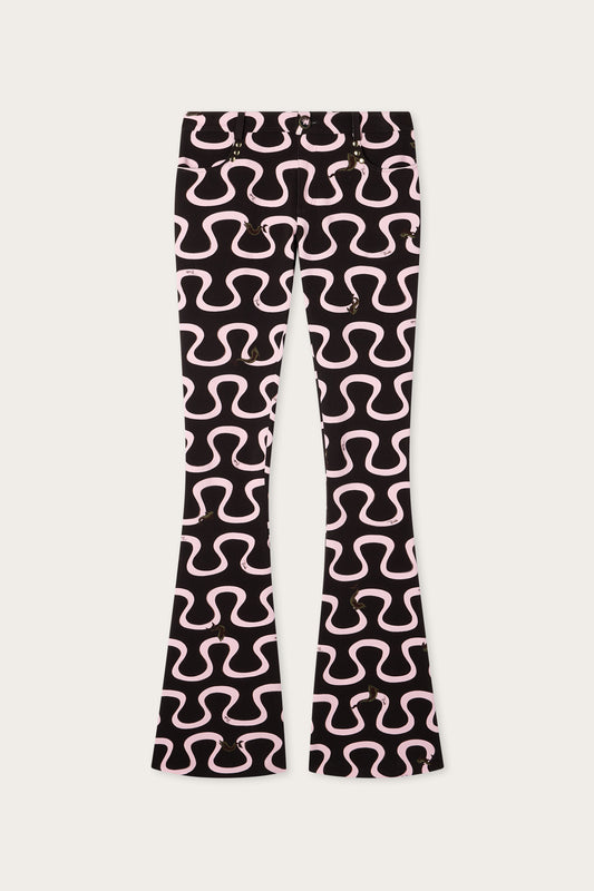 Onda Print Bootcut Pants