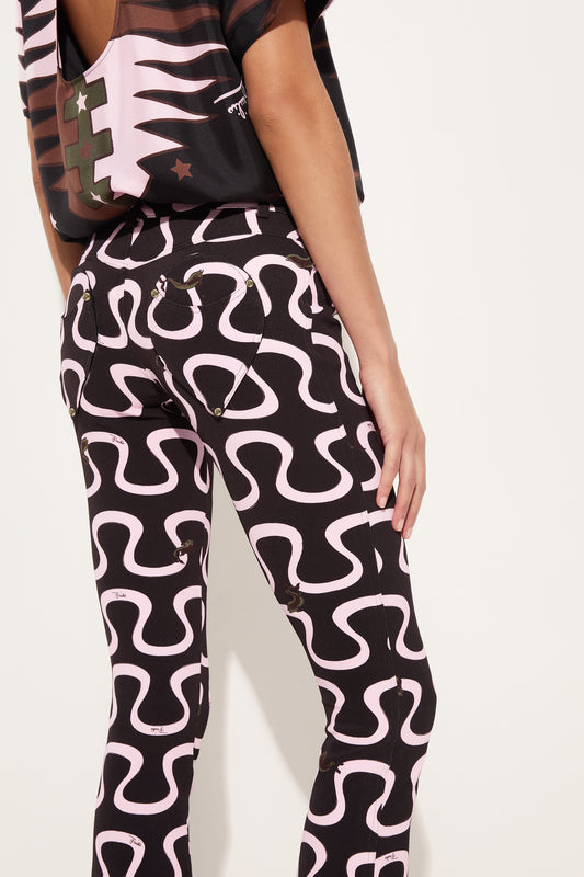 Onda Print Bootcut Pants