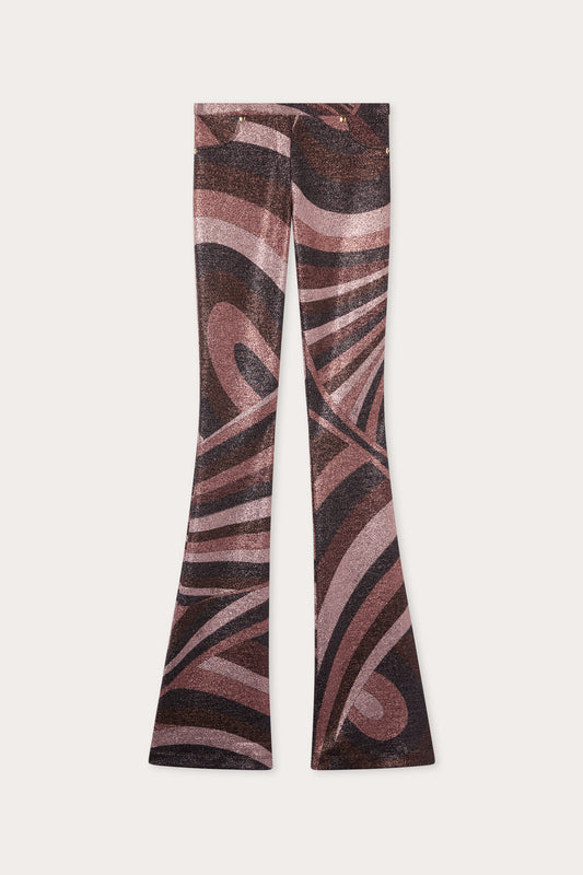 Iride Print Lurex Pants