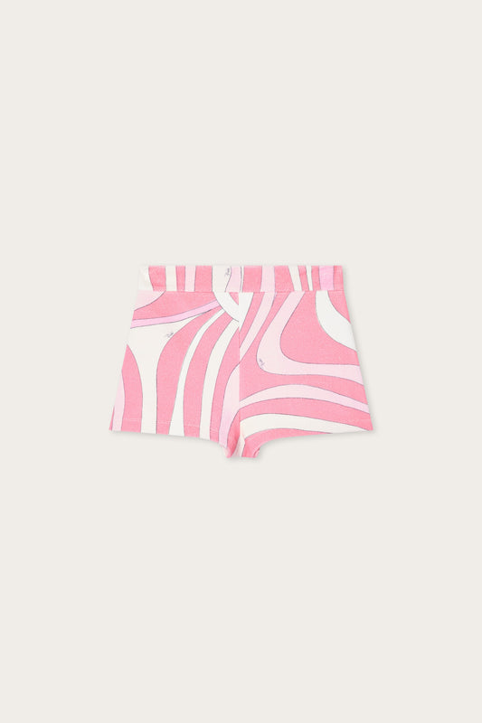 Marmo Print Terry Shorts