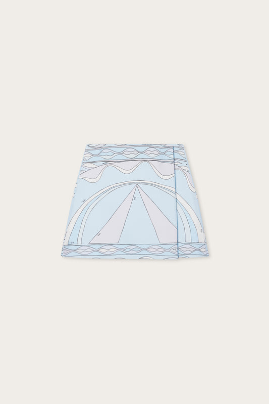 Dune Print Silk Skirt