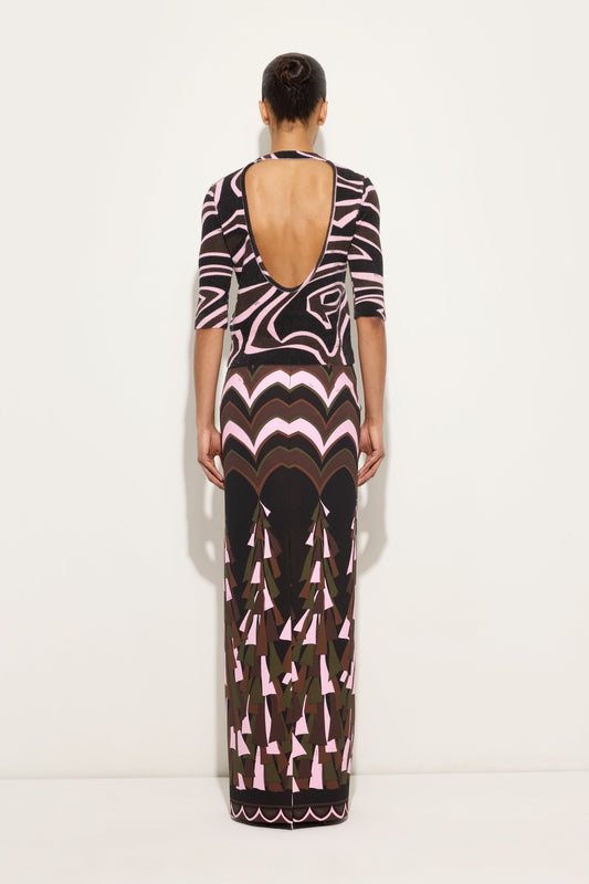 Gonna in Tecno Couture in Stampa Baiadera