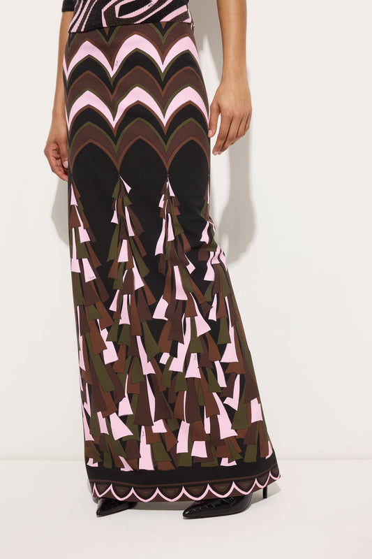 Gonna in Tecno Couture in Stampa Baiadera
