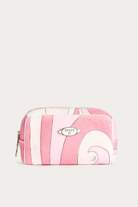 Beauty Case Piccolo in Stampa Marmo