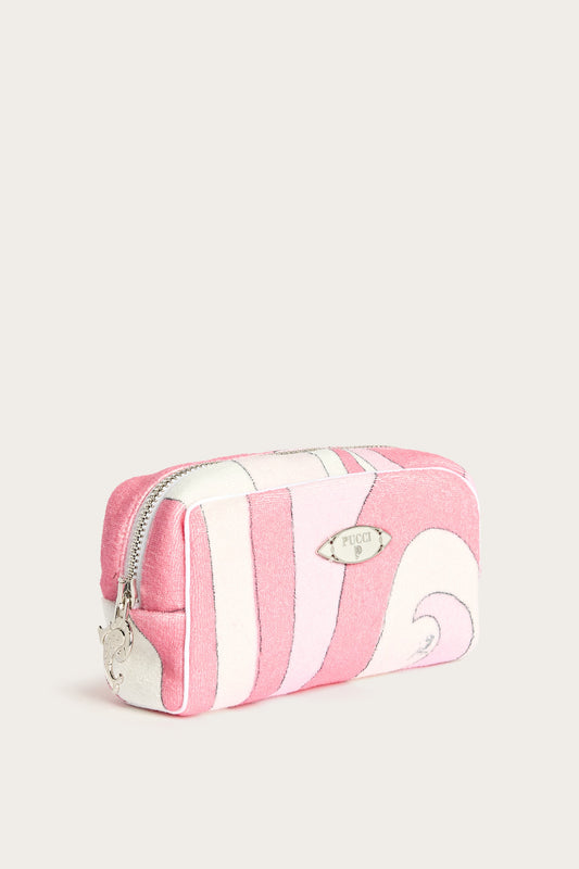 Beauty Case Piccolo in Stampa Marmo