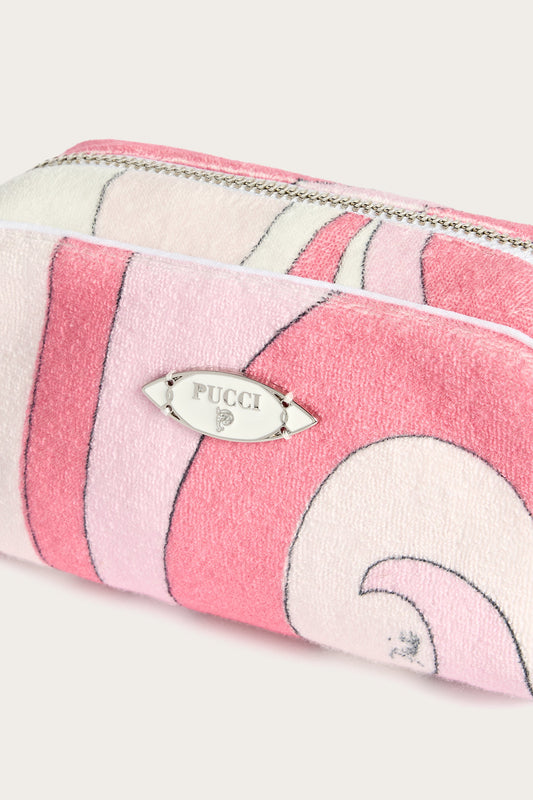 Beauty Case Piccolo in Stampa Marmo