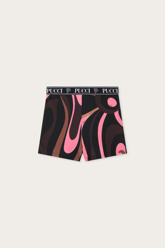 Marmo Print Cycling Shorts