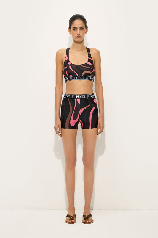 Marmo Print Cycling Shorts