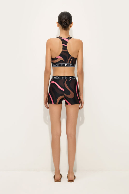 Marmo Print Cycling Shorts