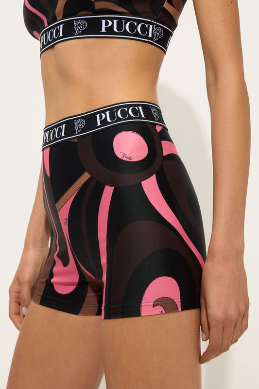 Marmo Print Cycling Shorts