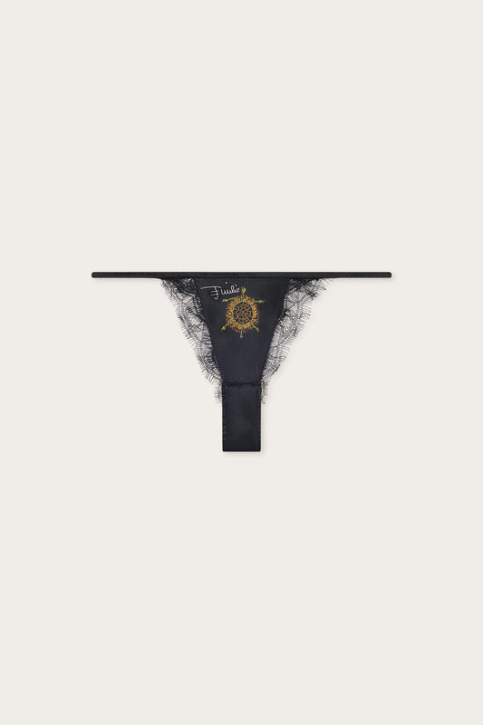 Silk Satin Thong