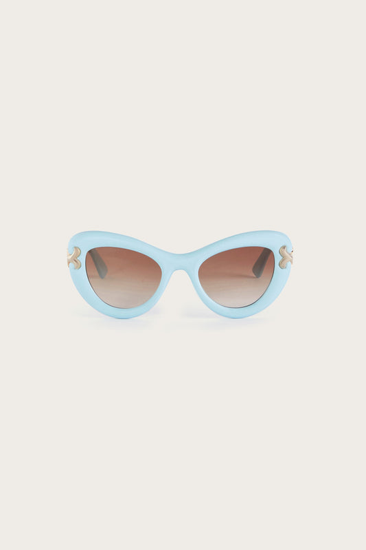 Logo-Print Cat-Eye Sunglasses