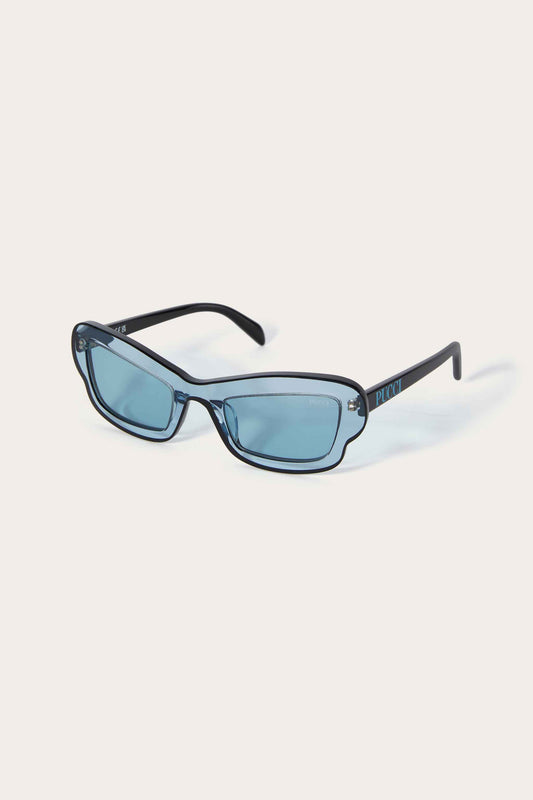 Emilio Pucci - Logo Cat-Eye Sunglasses - Grey Gold - Sunglasses - Emilio  Pucci Eyewear - Avvenice
