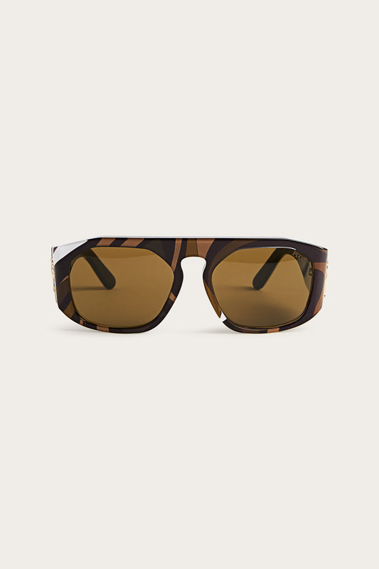 Rectangular Sunglasses with Pucci Print