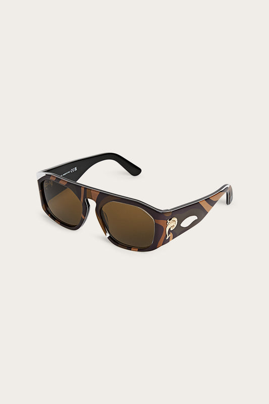 Rectangular Sunglasses with Pucci Print