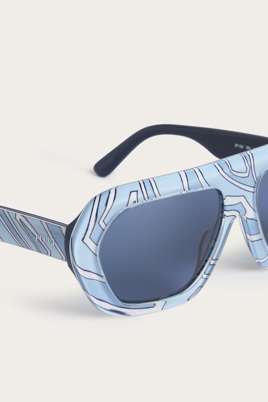 Occhiali da Sole in stampa Labirinto