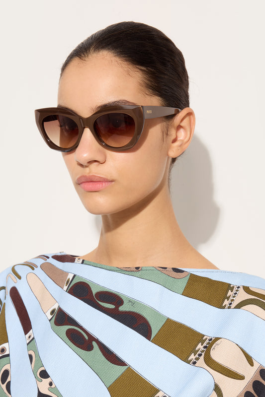 Pucci Oversized Cat-Eye Sunglasses