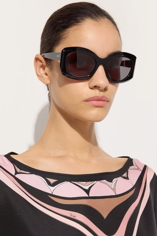 Pucci Bold Rectangular Sunglasses