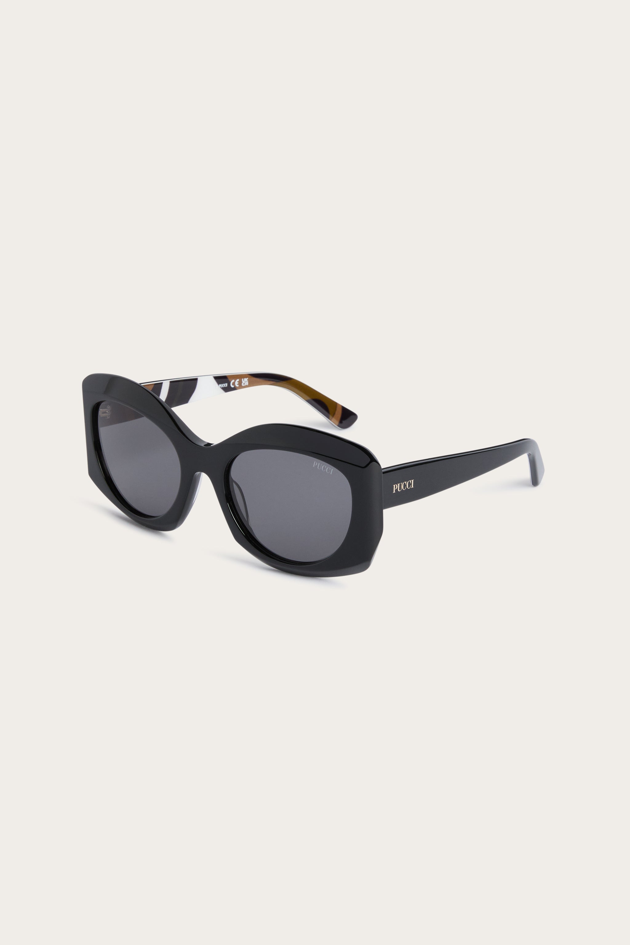 Cat-Eye Sunglasses with Rhinestones – PUCCI