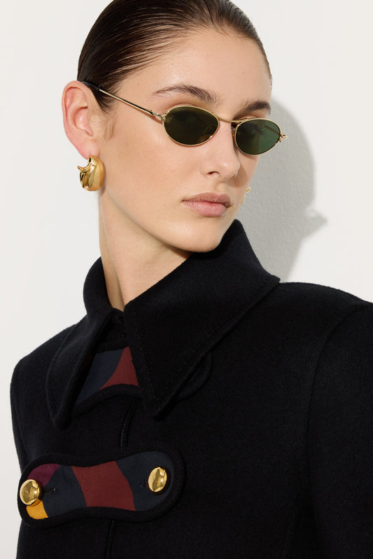 Pucci Fishtail Oval Sunglasses
