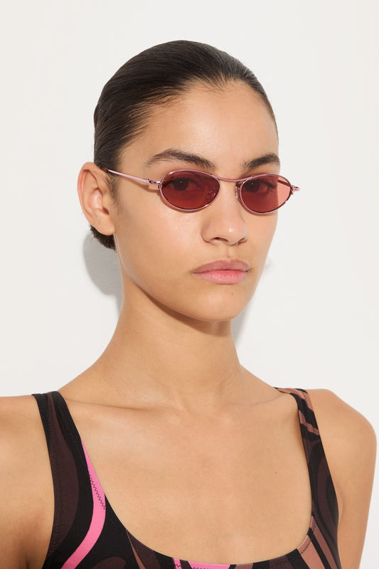 Pucci Fishtail Oval Sunglasses