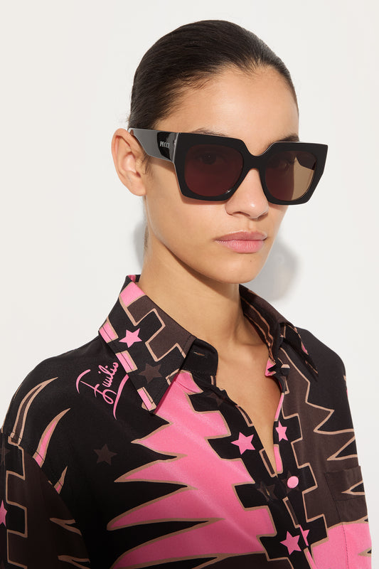 Pucci Oversized Geometric Sunglasses