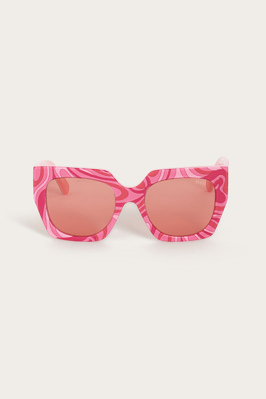 Pucci Printed Oversized Geometric Sunglasses
