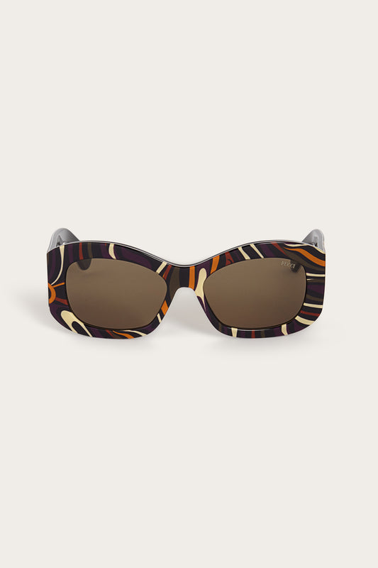 Pucci Printed Rectangular Sunglasses