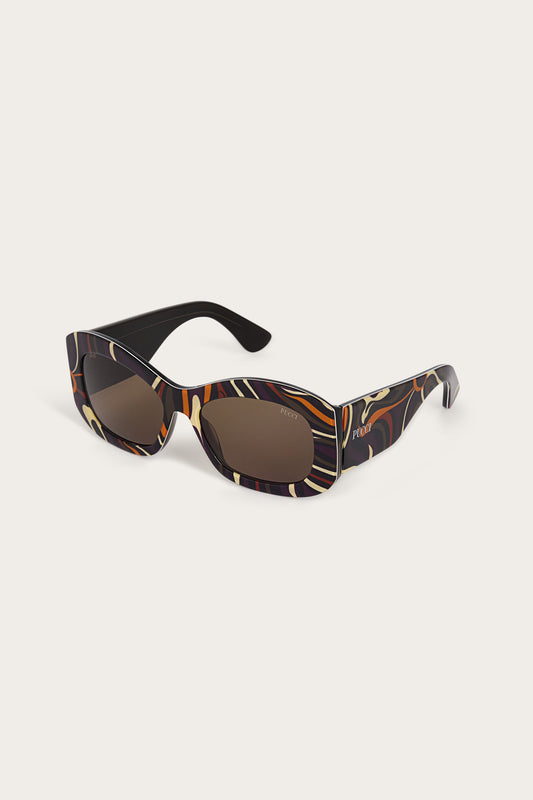 Pucci Printed Rectangular Sunglasses